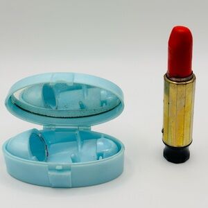 Vintage Max Factor Hi-Society Lipstick Compact 1960s VTG